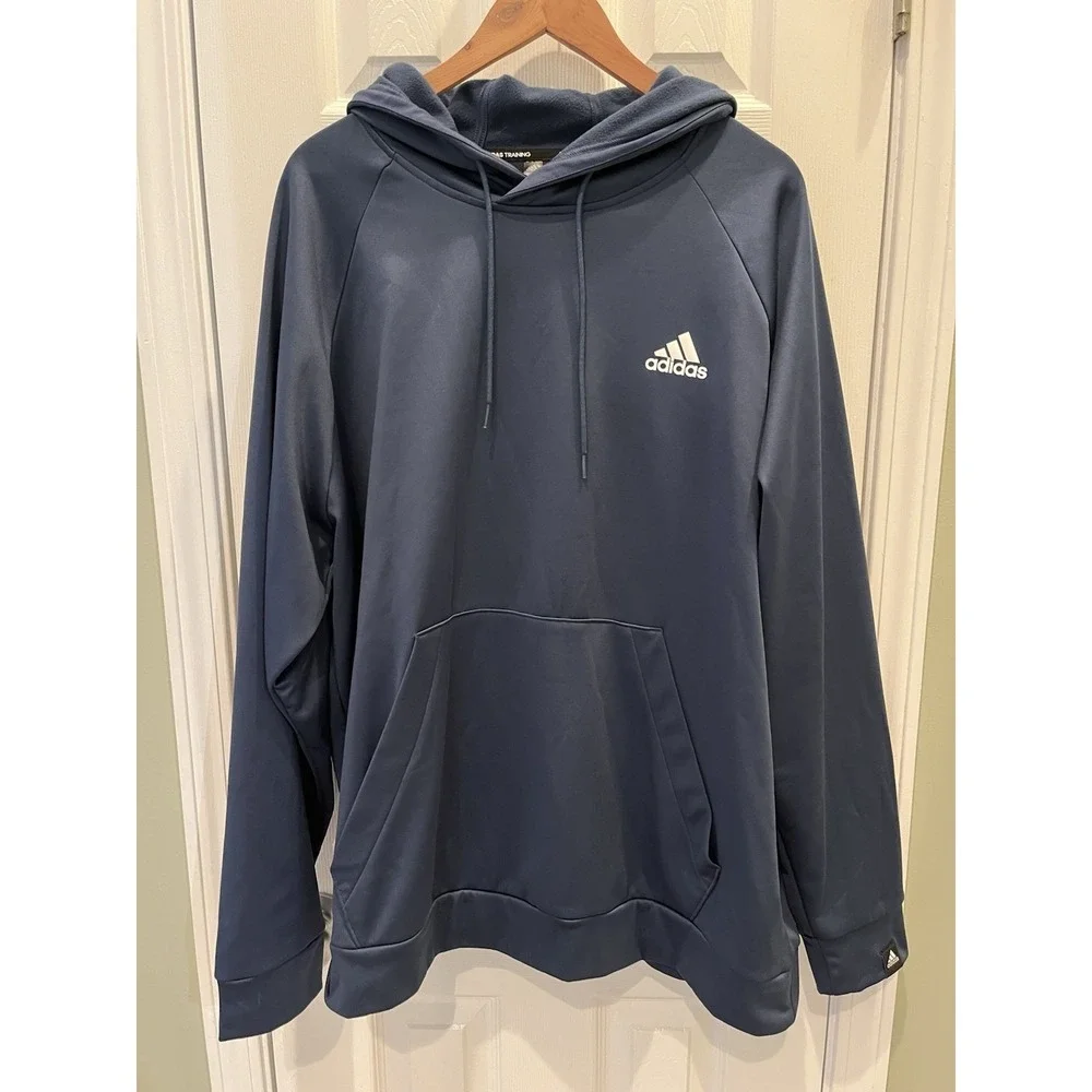 Adidas Designed For Training Aeroready Hoodie Mens 2XL Navy Athleisure Sports